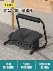 【莫內花園】日本科技辦公桌下腳踏板 高度角度可調(擱腳架 墊腳凳 腳踏支撐墊 拉筋板 腳底按摩)