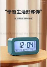 【莫內花園】視障語音鬧鐘 老人報時鬧鐘(日期星期溫度 音量調節 夜光感應時鐘 懶人鬧鐘)