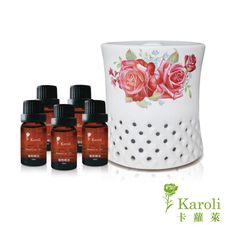 Karoli 卡蘿萊香氛 陶瓷香氛水氧機M1--玫瑰款 贈 karoli 5件豪禮 負離子 淨化空氣