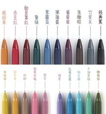 【台灣現貨】點石文具典雅復古色中性筆0.5mm中性筆 快乾 莫蘭迪 水性筆 原子筆 手帳筆 復古色