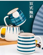 日式馬克杯 釉彩馬克杯 陶瓷 餐具 金把 馬克杯 北歐風 咖啡杯 陶瓷杯 水杯 咖啡杯 冷飲