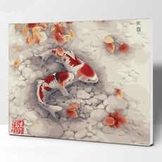 藝術DIY彩繪數字油畫-中國風系列