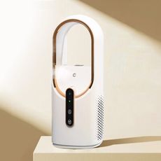 【居家家】USB充電無葉加濕噴霧扇 桌扇 無葉扇 加濕扇 便攜式小電扇 風扇