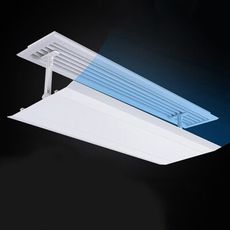 【居家家】防直吹中央空調擋風板冷風機導風板防風罩天花機擋板遮風板 ~120cm