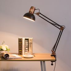 【居家家】書桌補光夾子燈 桌面檯燈 LED金屬長臂閱讀燈 12W辦公桌燈