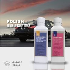 Q-STAR研磨系列 重粗切削研磨劑＋細切削研磨劑各220ml