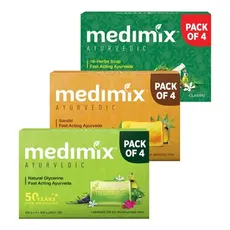 【真品保證】印度MEDIMIX 美黛詩 200g裝綠寶石皇室藥草浴（檀香草本寶貝）美肌皂 現貨
