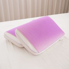 冷感科技TPE果凍乳膠枕(40x70cm)涼感蜂巢果膠 針織立體透氣枕/兩用枕/雙面枕【小日常寢居】