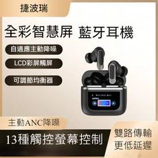 藍牙耳機 JBL同款 Tour Pro 2 全新LED全彩觸屏螢幕 ANC深度降噪 楊過與姑姑