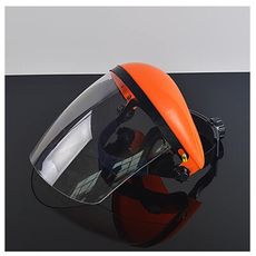防護面罩 割草用護目鏡 (頭戴式 除草機 割草機 PVC 透明面罩 割草面罩 保護面罩 電焊 氣焊)