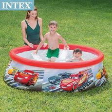 INTEX CARS麥坤-簡易裝EASY SET游泳池183x51cm(880L)適用3歲+(281