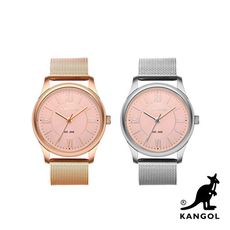 KANGOL 典雅羅馬時標腕錶38mm-知性系列-米蘭錶帶 KG71338