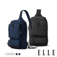 ELLE 都市再生系列-輕量直立式單肩包-EL83933