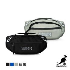 KANGOL LIBERTY系列 韓版潮流LOGO背帶腰包-KG1191