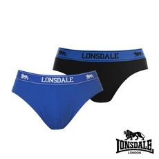 【LONSDALE 英國小獅】 英式型男-低腰三角內褲2入-LT421069