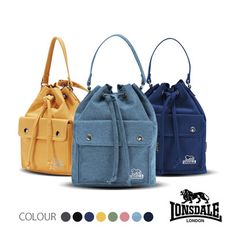 LONSDALE 英國60周年經典小獅包-3way束繩後背包- LD1314