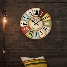 英國復古掛鐘、英國風格時鐘、客廳鐘錶、靜音木質掛鐘錶、石英壁鐘復古鐘