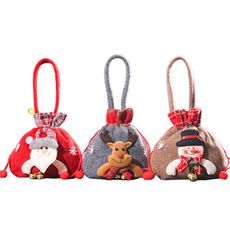 台灣現貨 聖誕節禮物袋 聖誕包裝 聖誕包裝袋 聖誕提袋 聖誕禮物袋 糖果袋 包裝袋 束口袋 聖誕襪