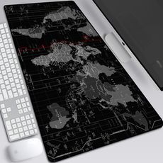 北歐風格 地圖滑鼠墊鍵盤墊 桌墊 世界地圖 鼠標墊 加大滑鼠墊