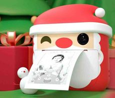 拍立得迷你印表機 耶誕節禮物 兒童相機 迷你聖誕列印相機 聖誕禮物