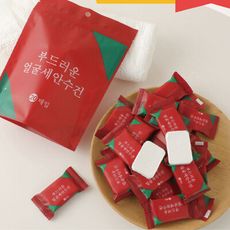 壓縮紙毛巾 洗臉巾 方形(加厚款) 隨身毛巾 一次性毛巾 拋棄式洗臉巾 旅行毛巾 旅行用品 獨立包裝