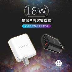 《台灣現貨免運費❗VISSKO 18W充電頭》數顯 充電頭 Type C USB充電 手機充電 快充