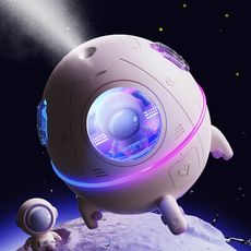 探月號太空人加濕器 (USB充電款) 香氛機 水氧機 造型加濕器 星球 香薰機