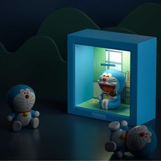 哆啦A夢 相框小夜燈 床頭燈 桌燈 造型夜燈 3D立體公仔 環保材質