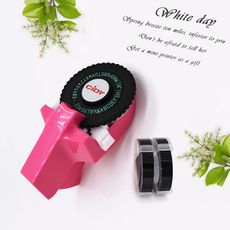 【家適通】兒童節交換禮物復古刻印風靡日韓經典小物立體刻印貼紙迷你標籤機打標機