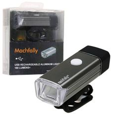 【家適通】MACHFALLY廣角簡易充電自行車燈(防水 防淋 可當手電筒)