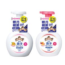 日本獅王趣淨洗手慕斯250ml-清新果香/清爽柑橘