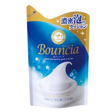日本牛乳石鹼 美肌滋潤沐浴乳補充包 (藍-優雅花香) 360ml