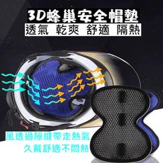 3D蜂巢透氣安全帽墊