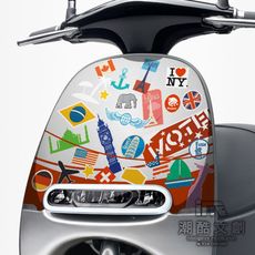 《潮酷文創》GOGORO面板貼 創意保護貼 獨特車貼 車膜 / GR019-我的旅行