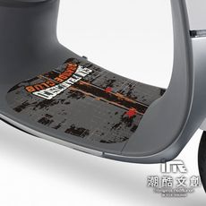 《潮酷文創》GOGORO腳踏墊貼 創意保護貼 腳踏板 踏板貼 / GR044-街頭籃球