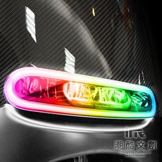 《潮酷文創》GOGORO幻彩燈膜6件組 大燈 方向燈 側燈 保護貼 車貼 車膜 / GS002