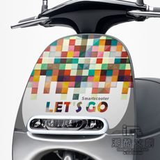《潮酷文創》GOGORO面板貼 創意保護貼 獨特車貼 車膜 / GR007-Let's Go