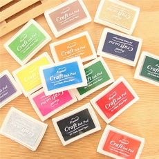 [台灣出貨] 單色印臺 韓國小清新風 水性彩色印泥 手作卡片 印泥 印章 卡片