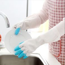 家事手套 洗碗手套 乳膠手套 防水手套 洗碗 家務 刷碗 清潔 防水手套A007