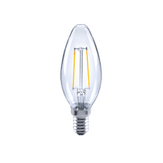 【LUXTEK】LED 蠟燭型燈泡 2.5W E14 節能 全電壓 黃光（C35）