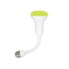 【TOYAMA特亞馬】LED光控 自動防蚊燈泡 7W 琥珀色（黃綠光）彎管式E27螺旋型