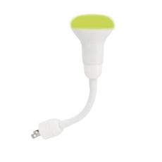 【TOYAMA特亞馬】LED光控 自動防蚊燈泡 7W 琥珀色（黃綠光）彎管插頭型