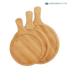 WASHAMl-楠竹食物盤-披薩盤(13英吋)(三入組)