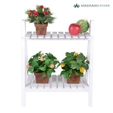 WASHAMl-田園生活松木花架(白色)