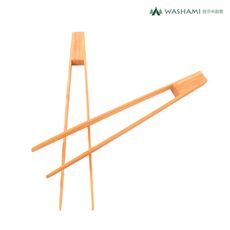 WASHAMl-進口天然楠竹烤肉夾(適合搭配鑄鐵鍋具或當餐夾)25cm(二入)