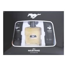 FORD MUSTANG福特野馬 同名 男性古龍淡香水 禮盒(淡香水100ml+沐浴膠+鬍後乳)