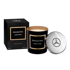 Mercedes-Benz 賓士 木質與皮革 頂級居家香氛工藝蠟燭 180g