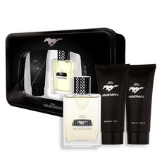 FORD MUSTANG 福特野馬 男香禮盒(淡香水100ml+沐浴膠100ml+鬍後乳100ml)