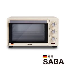 【SABA】20L經典復古雙層玻璃電烤箱(SA-HT01)