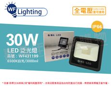 【舞光】LED 30W 6500K 白光 140度 IP66 全電壓 宙斯 泛光燈 投光燈